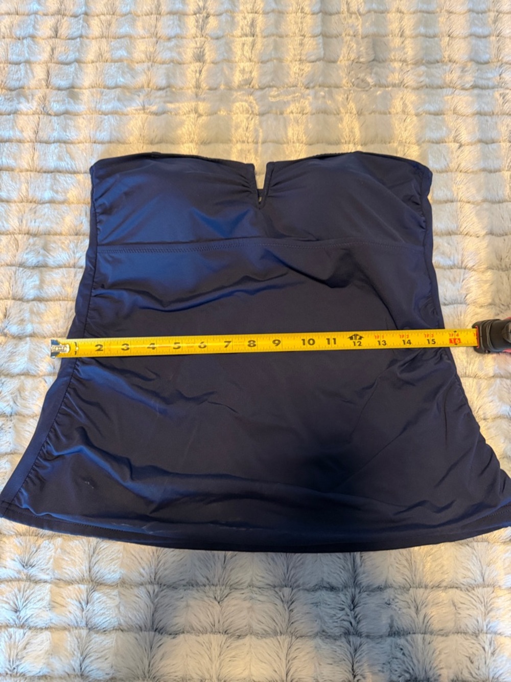 Lands’ End Navy Strapless Swim Top / Tankini